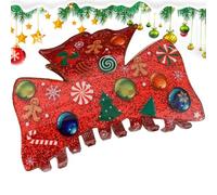 Pinces à cheveux de Noël, grandes pinces à cheveux mignonnes avec une forte tenue | Accessoires de cheveux pour femmes et filles pour les vacances, pour la, les amis, les filles, pour les
