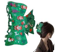 Pinces à cheveux de Noël | Pinces à cheveux confortables avec éléments de Noël - Accessoires de cheveux durables pour la famille, les amis, les