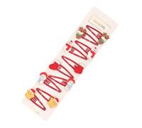 Pinces à cheveux de Noël pour enfants, jolies épingles à cheveux Père Noël, renne, bonhomme de neige, design décoratif Barrettes à cheveux