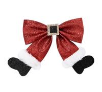 Pinces à cheveux de Noël pour filles - Accessoires de cheveux à paillettes scintillantes - Pinces crocodiles pour cadeaux de fête de Noël (style C)