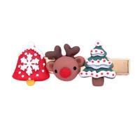 Pinces à cheveux de Noël pour filles - Jolie barrette de style de Noël, pince festive de Père Noël, épingle à cheveux, remplissage de chaussettes, accessoires de Noël
