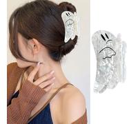 Pinces à cheveux d'Halloween - 1 lot de pinces à cheveux mignonnes fantômes blancs pour Halloween, cosplay, accessoires de cheveux, pinces à cheveux à forte tenue en acrylique, petite barrette à