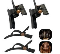 Pinces à cheveux dorées pour sèche-cheveux Dyson Airwrap, 2 pinces larges et 2 poignées antidérapantes, lot de 4