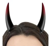Pinces à cheveux du diable - Accessoire gothique de 4 pouces | Couvre-chef de cosplay en ABS - Décoration de fête de déguisement d'Halloween, clip léger pour coiffure de perruque, spectacle sur scène