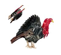 Pinces à cheveux en acétate, pinces à cheveux pour Thanksgiving, accessoires pour cheveux, 10,5 x 6,5 cm, pince à cheveux fantaisie pour rôti de dinde, pince à cheveux