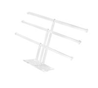 Pinces à cheveux en acrylique à 3 niveaux Étagère de rangement pour cheveux efficace Support pour les femmes et les filles