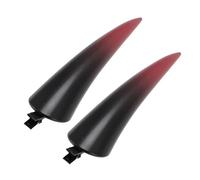 Pinces à cheveux en corne de diable, cornes gothiques réalistes, épingle à cheveux, costume de cosplay d'Halloween, couvre-chef pour fête d'Halloween, thème de maquillage, cosplay (Red)
