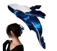 Pinces à cheveux en forme de baleine - Pinces à cheveux en acétate de cellulose pour femmes et filles élégantes pour les fêtes, les rendez-vous, les rassemblements, les loisirs et le travail