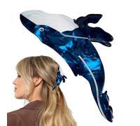 Pinces à cheveux en forme de baleine pour filles et femmes - Élégantes pour les fêtes, les rendez-vous, les réunions, les loisirs et le travail