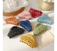 Pinces À Cheveux En Forme De Feuille Pour Femmes Et Filles, Jolies Couleurs De Bonbons, Accessoires De Mode