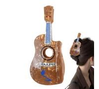 Pinces à cheveux en forme de guitare, fines et épaisses, bouclées, droites, tendance, pour femme - Maintien solide pour les déplacements