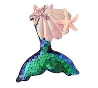 Pinces à cheveux en forme de sirène - Épingles à cheveux scintillantes durables et brillantes - Pour et adolescents