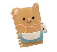 Pinces à cheveux en forme d'ours de dessin animé - Jolies épingles à cheveux en acrylique antidérapantes - Outils de coiffure pour femmes et filles