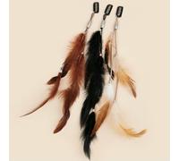Pinces à Cheveux en Plumes Faites à la Main, Peigne, Coiffure, Cadeaux, Couvre-Chefs, Pinces à Cheveux Fantaisie, Accessoires Hippie, 1/3 pièces