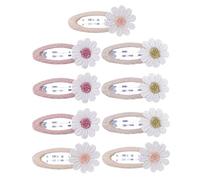 Pinces À Cheveux En Tissu 9 Pièces, Pinces À Cheveux Pour Enfants, Pinces À Cheveux Pour Fleurs, Épingle À Cheveux Légère, Accessoires Pour Cheveux Pour Petites Filles.