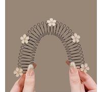 Pinces à cheveux extensibles invisibles en forme de U - Peigne de finition pour cheveux - Épingle à cheveux extensible - Joli support invisible en U - Outils de coiffure - Accessoires pour cheveux