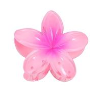 Pinces à Cheveux Fleur Mates - Grandes Pinces à Griffes Antidérapantes Colorées pour Femmes et Filles (D)