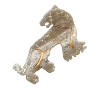 Pinces à cheveux Griffe, Pinces à cheveux pour femmes | Pince à cheveux moyenne en forme de léopard,Pince à cheveux antidérapante avec décoration funky, coiffe à la mode pour cheveux