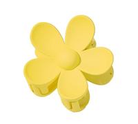 Pinces à cheveux jaunes en forme de fleur en plastique, anti-rayures, sans odeur, utiles pour maintenir fermement la lumière, accessoires de cheveux pour la beauté et les soins capillaires personnels