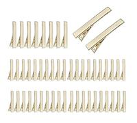 Pinces À Cheveux, Longueur Étendue, Conception À Forte Adhérence, 50 Pièces, Pinces À Cheveux Antidérapantes Sans Trace, Lèvres En C Coiffantes Longues, Performances Antidérapantes Sans Trace, Pour Co