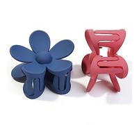 Pinces à Cheveux, Lot de 6 Grandes Pinces Antidérapantes, Forte Tenue, Pinces à Cheveux, Accessoires de Coiffure, Pinces à Cheveux pour Femmes, Pinces à Cheveux en Forme de Fleur