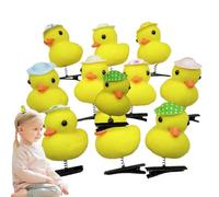 Pinces À Cheveux Mignonnes En Forme De Canard Jaune - Lot De 10 Épingles À Cheveux En Forme De Canard Jaune Ajoutez Une Touche De Couleur Ludique À N'importe Quelle Tenue