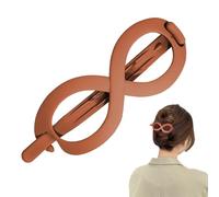 Pinces à cheveux ovales françaises pour femme | Support antidérapant pour queue de cheval | Barrette à cheveux ovale française pour femmes et filles