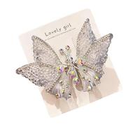 Pinces À Cheveux Papillon Décoration scintillante en strass 3D volante