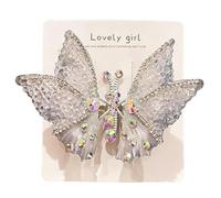Pinces À Cheveux Papillon Décoration scintillante en strass 3D volante