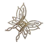 Pinces à cheveux papillon en, pince papillon pour cheveux épais | Clips de mâchoire de griffe de cheveux | Pinces à mâchoires pour cheveux, bijoux scintillants à forte tenue, pour coiffure fine et ép