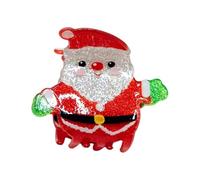 Pinces à cheveux permanentes en acrylique avec motif de renne et flocon de neige, décoration de Noël pour portraits de famille, célébrations d'hiver, ornements de cheveux légers en acrylique