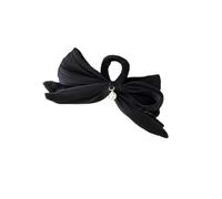 Pinces à cheveux, pinces à griffes 1 pièce pinces à cheveux à nœud noir et blanc vintage for femmes grandes épingles à cheveux à nœud papillon à la mode accessoires for cheveux femme-blanc(Black)