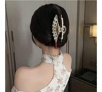Pinces à cheveux, pinces à griffes, pinces à griffes, pince à cheveux, pince à requin, épingle à cheveux à pompon en forme de fleur de perle sertie de diamants, pince à cheveux en forme de requin, acc
