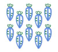 Pinces à cheveux plates colorées en forme de carotte occasionnelle en forme de carotte bouquets pinces à cheveux des années 2000 accessoires de cheveux en forme de carotte épingles à cheveux en métal