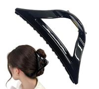 Pinces à cheveux pour coiffer - Accessoire de cheveux élégant | Pince triangulaire en silicone tendance pour fête, mariage, école, sport, trajet quotidien