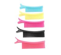 Pinces à cheveux pour coupe de cheveux, pinces de coiffure à Double couche pour Salon et salon de coiffure, matériau ABS, 5 paires