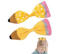 Pinces à cheveux pour enseignantes, bandeaux mignons pour filles, serre-tête avec nœud mignon, décorations de rentrée scolaire, accessoires de coiffure pour étudiants, etc