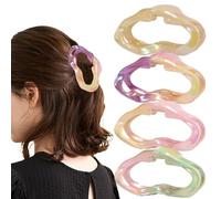 Pinces à cheveux pour femme, pinces à cheveux en forme de pour cheveux, barrettes antidérapantes, accessoires de mode pour femmes, longues, courtes, lisses, bou s, rencontres, filles