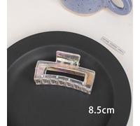 Pinces À Cheveux Pour Femmes, Grand Clip Pour Crabe, En Plastique Coloré, Laser De Rêve, Griffes De Cheveux Transparentes, Épingles À Cheveux Pour Filles