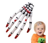 Pinces à cheveux squelette d'Halloween | Main de squelette pour décoration de fête d'Halloween - Boule oculaire, tendance, punk, rock, griffe de diable, unique pour fête, et adultes, costume