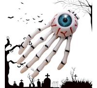 Pinces à cheveux squelette en forme d'os gothique, accessoires pour cheveux, punk, rock, diable, Halloween, fête, cosplay, matériaux robustes, uniques pour et adultes, 7,3 x 4 x 1 cm