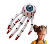 Pinces à cheveux squelette en forme d'os gothique, accessoires pour cheveux, punk, rock, diable, Halloween, fête, cosplay, matériaux robustes, uniques pour et adultes, 7,3 x 4 x 1 cm