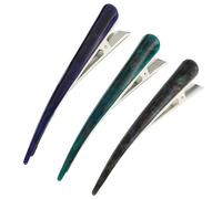 Pinces à Cheveux Style Élégant 3 Pièces en Acrylique, pour Femmes | Design Moderne et Délicat, Sûres pour Cheveux Épais ou Fins, Usage Banquet et Photo, Lot de Trois