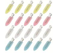 Pinces à cheveux transparentes à paillettes pour salon de coiffure, sans plis, sans bosses, parfaites pour une frange ondulée et une application de maquillage