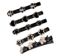 Pinces à cheveux tressées à double couche en cristal étincelant - Pince à cheveux pour femme G P6O3