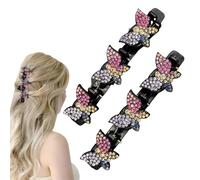 Pinces à cheveux tressées, accessoires pour cheveux pour filles et femmes, bijoux tressés, jolies pinces à cheveux, épingles à cheveux tressées, pinces à cheveux tendance