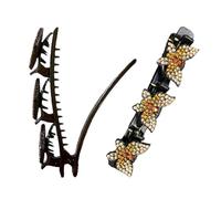 Pinces à cheveux tressées papillons,pinces à cheveux tressées | Filles Femmes Tresse Bijoux Accessoires De Cheveux Barrette À Cheveux,Pinces à cheveux mignonnes, épingle à cheveux tressée, pince à bec