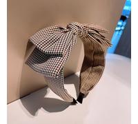 Pinces à cheveux, version tempérament rétro, bandeau en épingle à cheveux double couche, accessoires de cheveux polyvalents for femme,(Brown hounds)