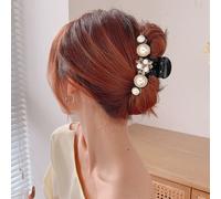 Pinces À Cheveux Vintage En Perles Noires, 8cm, Épingle À Cheveux, Crabe, Nouvelle Mode Femmes, Couvre-Chef, Accessoires Capillaires, 2022