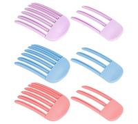 Pinces À Cheveux Volumineuses En Plastique Pour Femmes, 6 Pièces, Outils De Coiffure, Lève-Cheveux